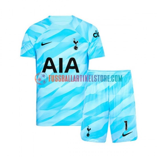 Tottenham Hotspur Heimausrüstung Torwart Hugo Lloris 1 2023-2024 Kinder Set(Trikot und Hose) S/S