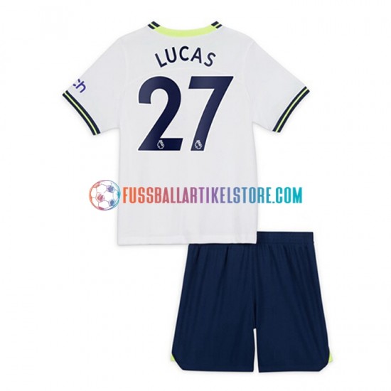 Tottenham Hotspur Heimausrüstung Lucas Moura 27 2022-2023 Kinder Set(Trikot und Hose) S/S