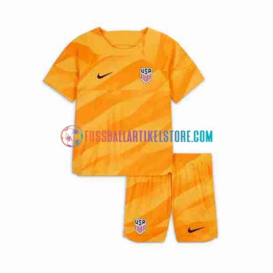 USA Auswärtsausrüstung Torwart 2023-2024 Kinder Set(Trikot und Hose) S/S