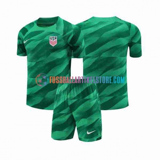 USA Heimausrüstung Torwart 2023-2024 Kinder Set(Trikot und Hose) S/S