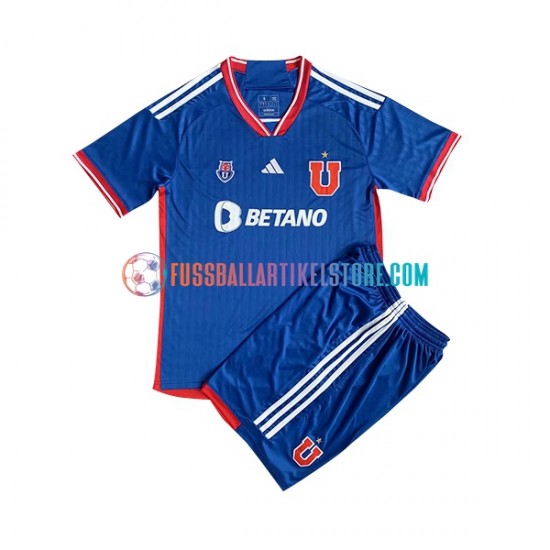 Universidad de Chile Heimausrüstung 2023 Kinder Set(Trikot und Hose) S/S