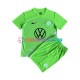 VfL Wolfsburg Heimausrüstung 2023-2024 Kinder Set(Trikot und Hose) S/S