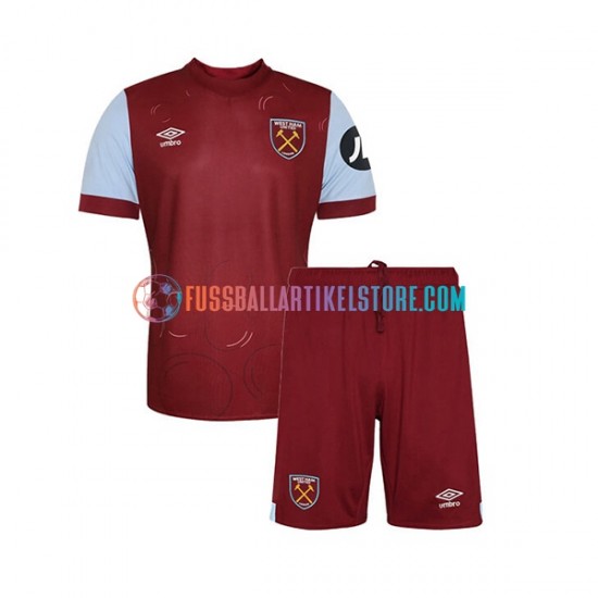 West Ham United Heimausrüstung 2023-2024 Kinder Set(Trikot und Hose) S/S