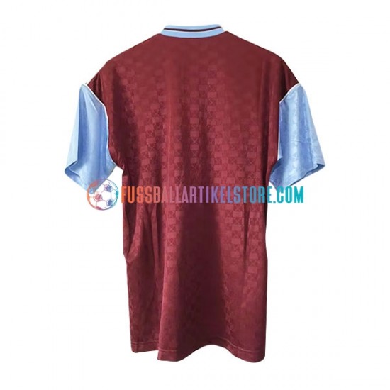 West Ham United Heimausrüstung Retro 1989-1990 Herren Trikot S/S