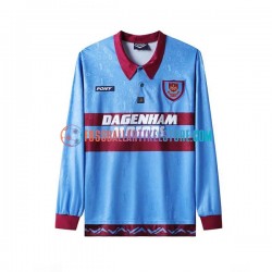 West Ham United Heimausrüstung Retro 1995-1996 Herren Trikot L/S
