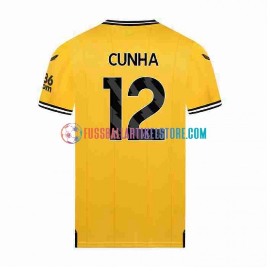 Wolverhampton Wanderers Heimausrüstung CUNHA 12 2023-2024 Herren Trikot S/S