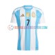 Argentinien Heimausrüstung De Paul 7 Copa America 2024 Herren Trikot S/S