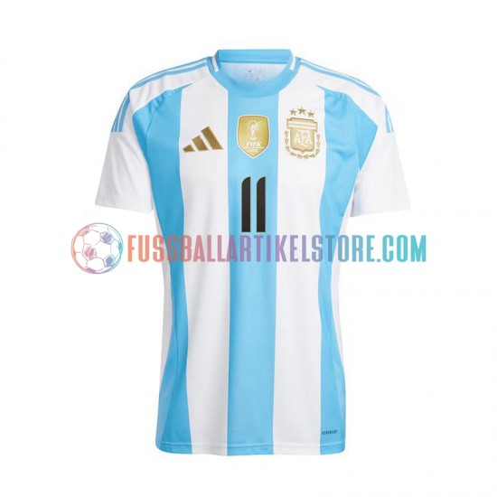 Argentinien Heimausrüstung Di Maria 11 Copa America 2024 Herren Trikot S/S