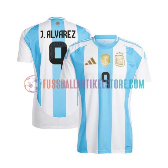 Argentinien Heimausrüstung Julian Alvarez 9 Copa America 2024 Herren Trikot S/S