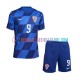 Kroatien Auswärtsausrüstung Andrej Kramaric 9 Euro 2024 Kinder Set(Trikot und Hose) S/S