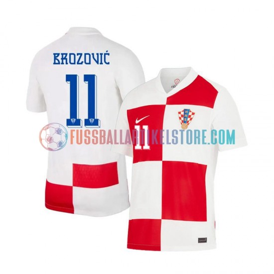 Kroatien Heimausrüstung Marcelo Brozovic 11 Euro 2024 Herren Trikot S/S