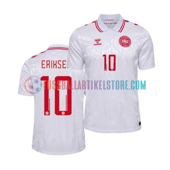 Dänemark Auswärtsausrüstung Eriksen 10 Euro 2024 Herren Trikot S/S