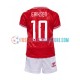 Dänemark Heimausrüstung Eriksen 10 Euro 2024 Kinder Set(Trikot und Hose) S/S