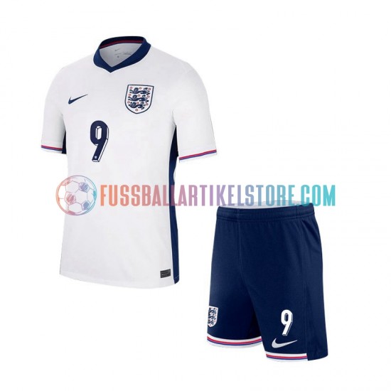 England Heimausrüstung Harry Kane 9 Euro 2024 Kinder Set(Trikot und Hose) S/S