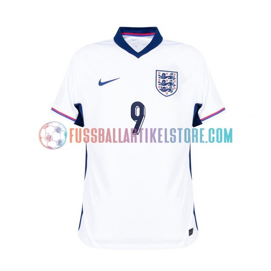 England Heimausrüstung Harry Kane 9 Euro 2024 Herren Trikot Weiß S/S