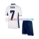 England Heimausrüstung SAKA 7 Euro 2024 Kinder Set(Trikot und Hose) S/S