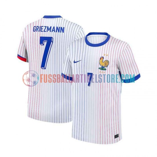 Frankreich Auswärtsausrüstung Antoine Griezmann 7 Euro 2024 Herren Trikot S/S