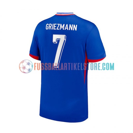 Frankreich Heimausrüstung Antoine Griezmann 7 Euro 2024 Herren Trikot Blau S/S