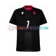 Georgien Auswärtsausrüstung Kvaratskhelia 7 Euro 2024 Herren Trikot Schwarz S/S