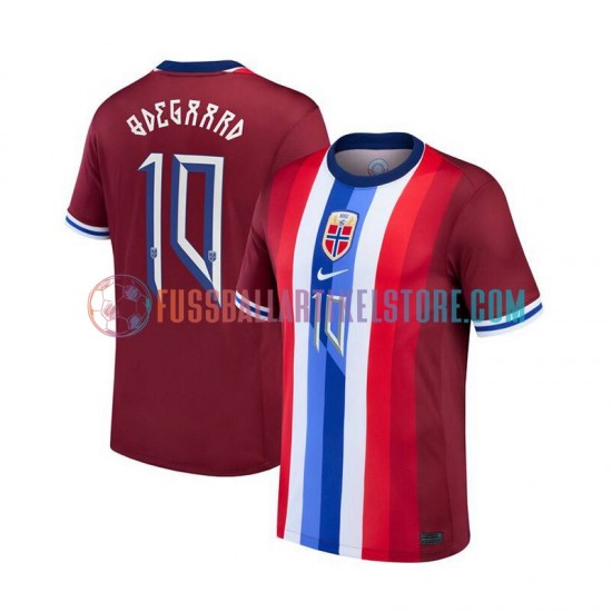 Norwegen Heimausrüstung Martin Odegaard 10 2024 Herren Trikot Rot S/S