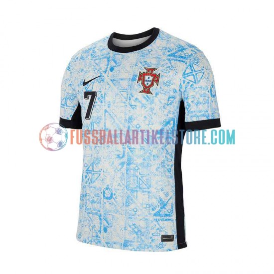 Portugal Auswärtsausrüstung Cristiano Ronaldo 7 Euro 2024 Herren Trikot S/S