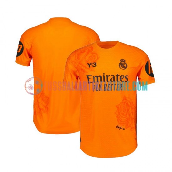 Real Madrid Ausweichausrüstung Torwart Y3 2023-2024 Herren Trikot Orange S/S