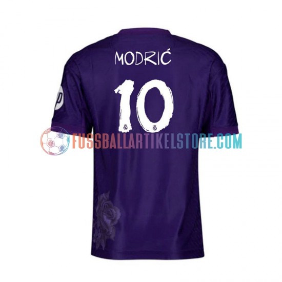 Real Madrid Viertesausrüstung Modrić Lucas 10 Y-3 2023-2024 Herren Trikot Lila S/S