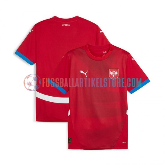 Serbien Heimausrüstung Euro 2024 Herren Trikot Rot S/S