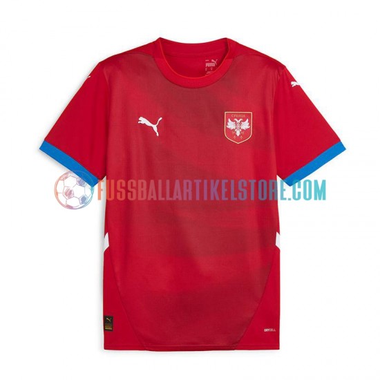 Serbien Heimausrüstung Euro 2024 Herren Trikot Rot S/S