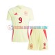 Spanien Auswärtsausrüstung Gavi 9 Euro 2024 Kinder Set(Trikot und Hose) S/S