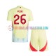 Spanien Auswärtsausrüstung Pedri 26 Euro 2024 Kinder Set(Trikot und Hose) S/S