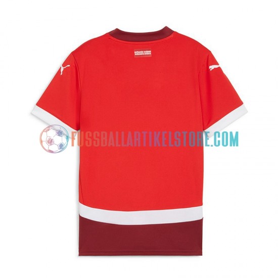 Schweiz Heimausrüstung Euro 2024 Herren Trikot Rot S/S