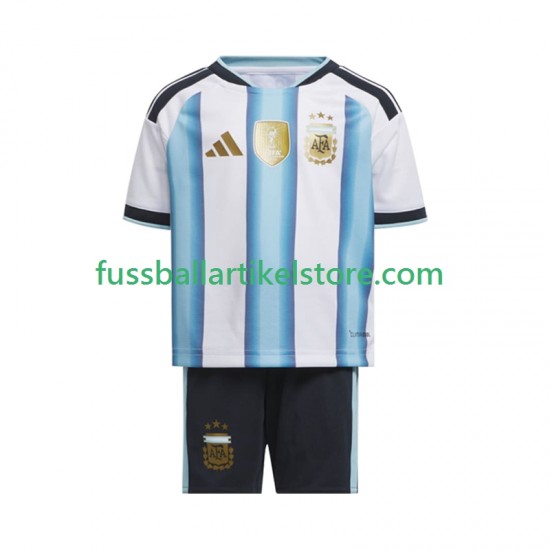 Argentinien Heimausrüstung World Cup 2026 Kinder Set(Trikot und Hose) S/S