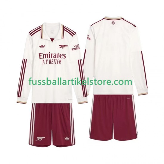 Arsenal Ausweichausrüstung 2025-2026 Kinder Set(Trikot und Hose) L/S