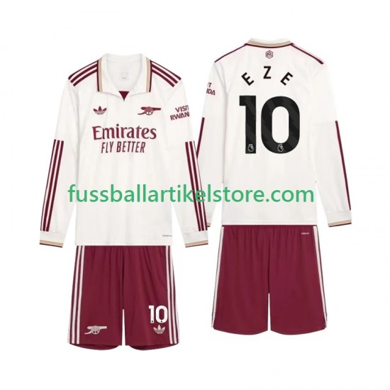 Arsenal Ausweichausrüstung Eze 10 2025-2026 Kinder Set(Trikot und Hose) L/S