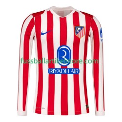 Atlético Madrid Heimausrüstung 2025-2026 Herren Trikot L/S