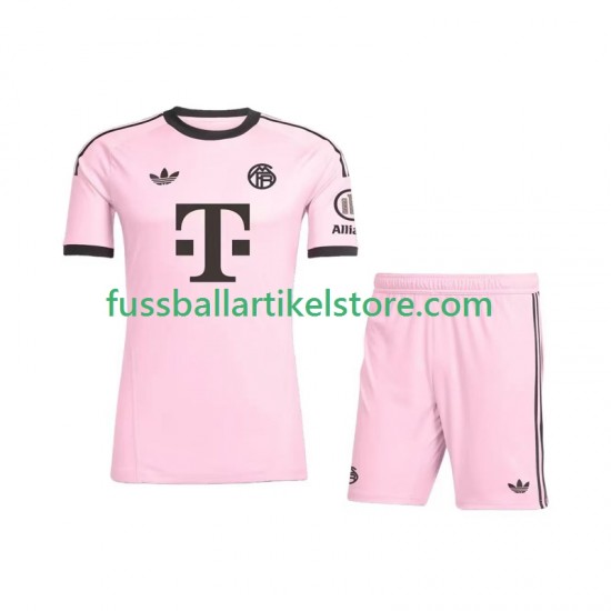 FC Bayern München Ausweichausrüstung Torwart UCL 2025-2026 Kinder Set(Trikot und Hose) S/S