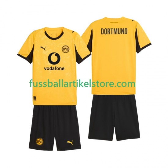 Borussia Dortmund Heimausrüstung Cup 2025-2026 Kinder Set(Trikot und Hose) S/S