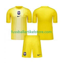 Frankreich Heimausrüstung Torwart 2025 Kinder Set(Trikot und Hose) S/S