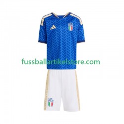 Italien Heimausrüstung World Cup 2026 Kinder Set(Trikot und Hose) S/S