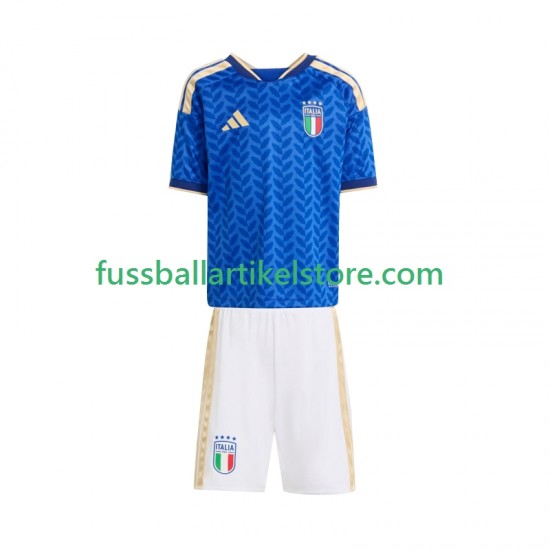 Italien Heimausrüstung World Cup 2026 Kinder Set(Trikot und Hose) S/S