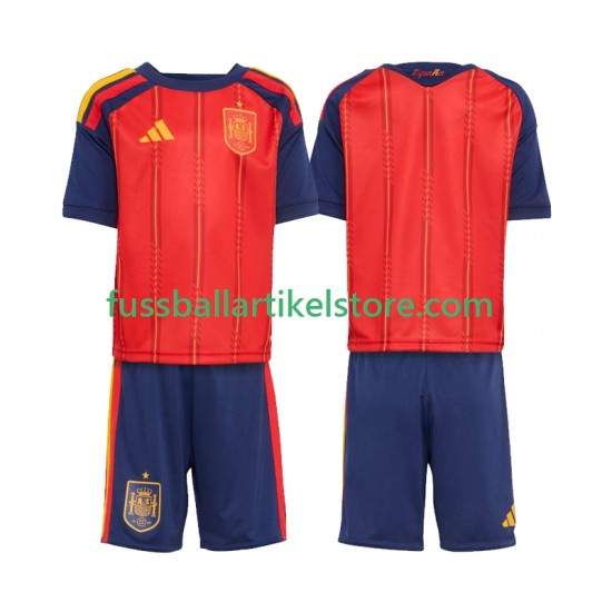 Spanien Heimausrüstung World Cup 2026 Kinder Set(Trikot und Hose) S/S