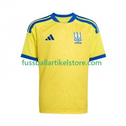 Ukraine Heimausrüstung World Cup 2026 Kinder Set(Trikot und Hose) S/S