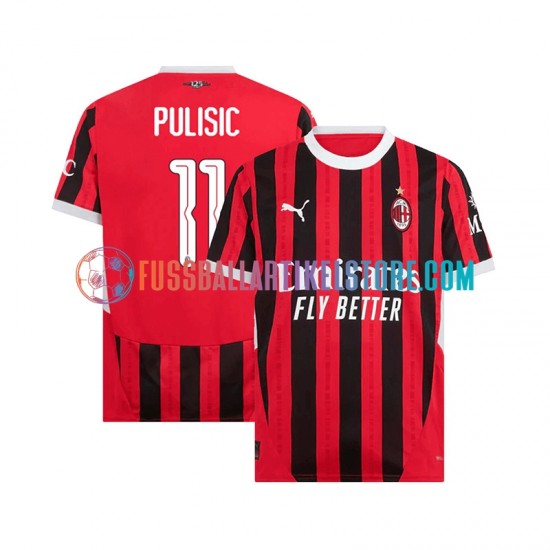 AC Mailand Heimausrüstung UCL Font PULISIC 11 2024-2025 Herren Trikot S/S