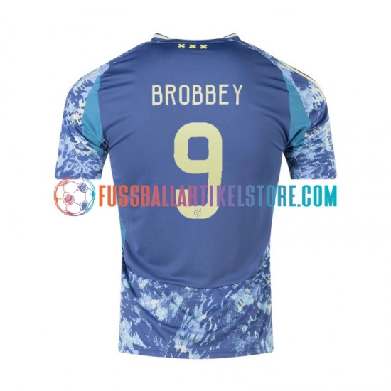 Ajax Amsterdam Auswärtsausrüstung Brian Brobbey 9 2024-2025 Herren Trikot S/S