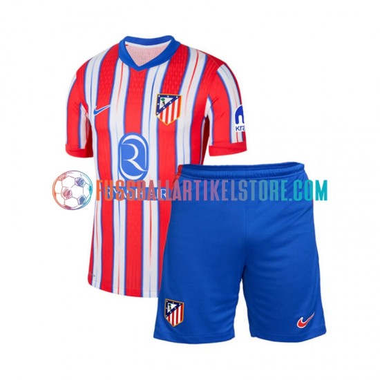 Atlético Madrid Heimausrüstung 2024-2025 Kinder Set(Trikot und Hose) S/S