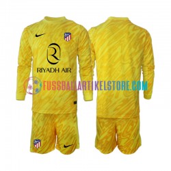 Atlético Madrid Ausweichausrüstung Torwart 2024-2025 Kinder Set(Trikot und Hose) L/S