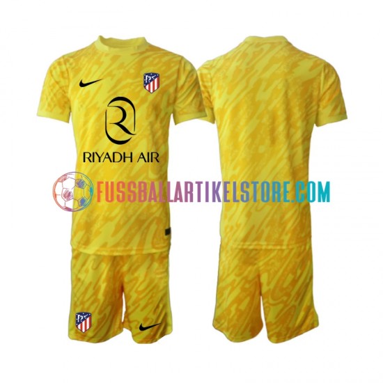 Atlético Madrid Ausweichausrüstung Torwart 2024-2025 Kinder Set(Trikot und Hose) S/S