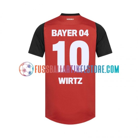 Bayer 04 Leverkusen Heimausrüstung Florian Wirtz 10 2024-2025 Herren Trikot S/S