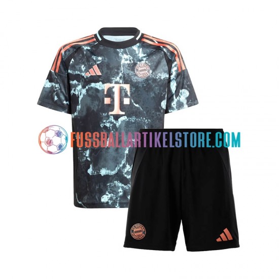 FC Bayern München Auswärtsausrüstung 2024-2025 Kinder Set(Trikot und Hose) S/S